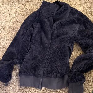 Oiselle Purple Teddy Jacket